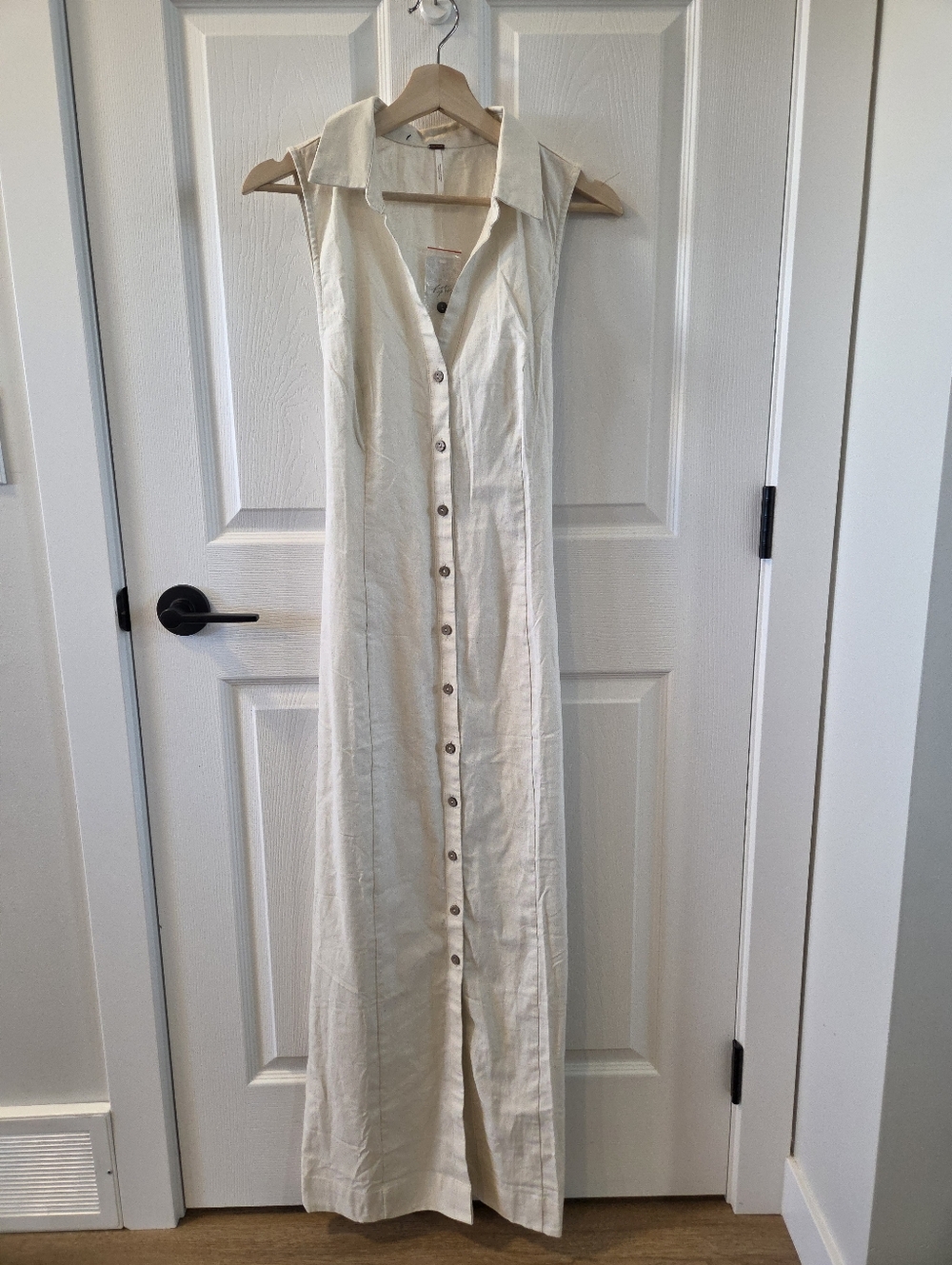 Free People The Essential Shirt Dress in Nilla Cream
